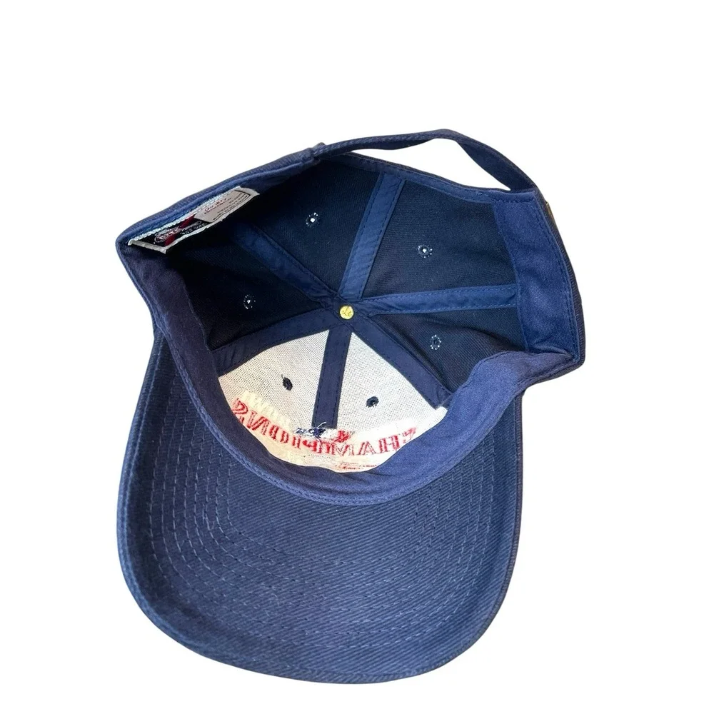Vintage 2002 NFL New England Patriots Super Bowl XXXVI 36 Champions‎ Hat Blue